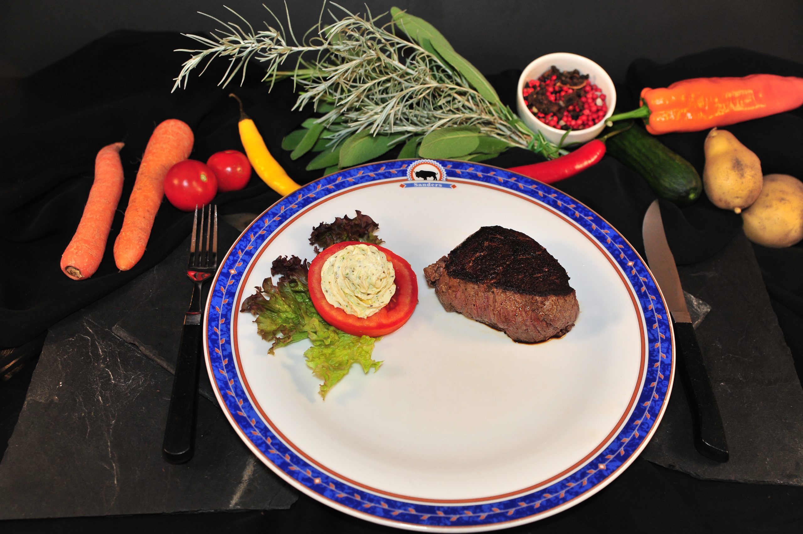 steak-speisekarte01 Sanders Steakhaus Filetsteak